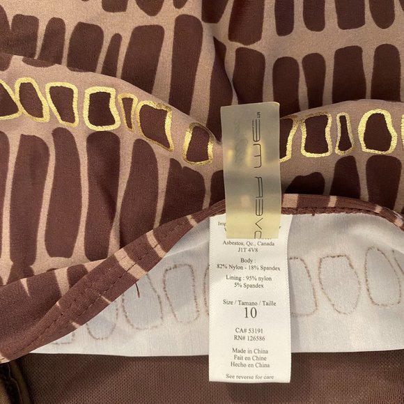 - Cover Me tankini 10 EUC  Worn ONCE! - Picture 4 of 5